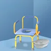 Children's Commode Chair, Adjustable Mobile Toilet,Multipurpose Shower Chair,Anti-Slip Armrest Potty Kids, Toddler Safety Potty. 1