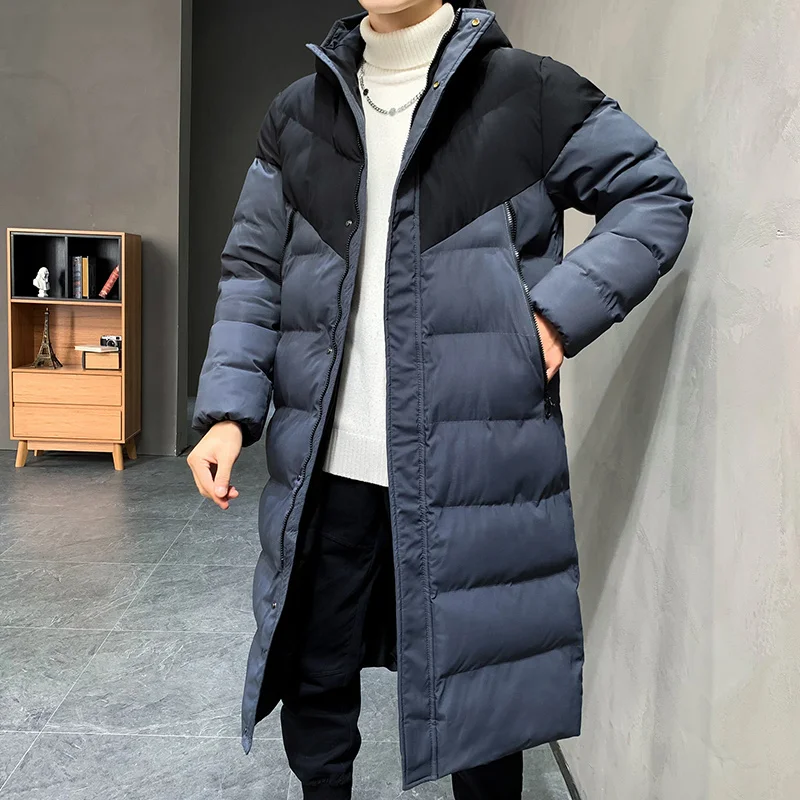 Hooded Casual Long Thicken Outwear Parkas Jacket parka coat parkas coat Men Winter Windbreaker Coats Male Clothing Long Jacket