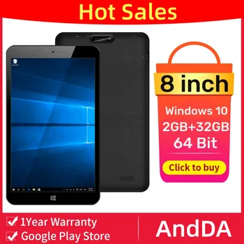 Whole Sale 8" Windows 10 Tablet PC 64Bits Z8300 Quad Core 2GB RAM 32GB ROM 1280*800 IPS Dual Cameras WIFI