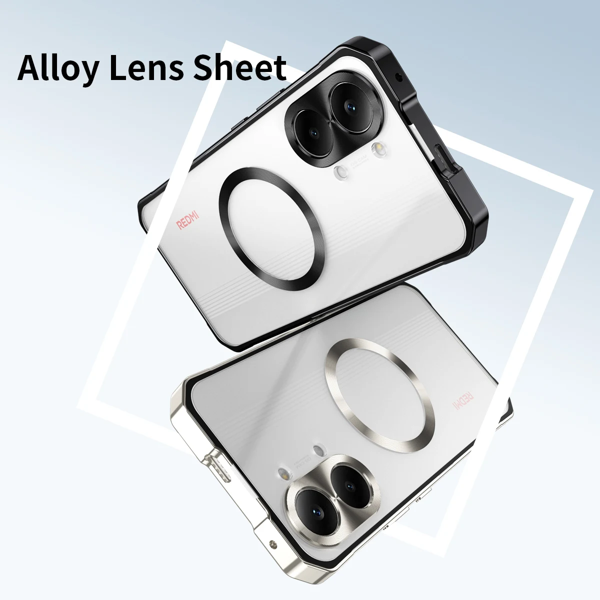 Enhanced Shockproof Matte Hard Case - Sleek Push-Pull Design with Bumper Back Cover