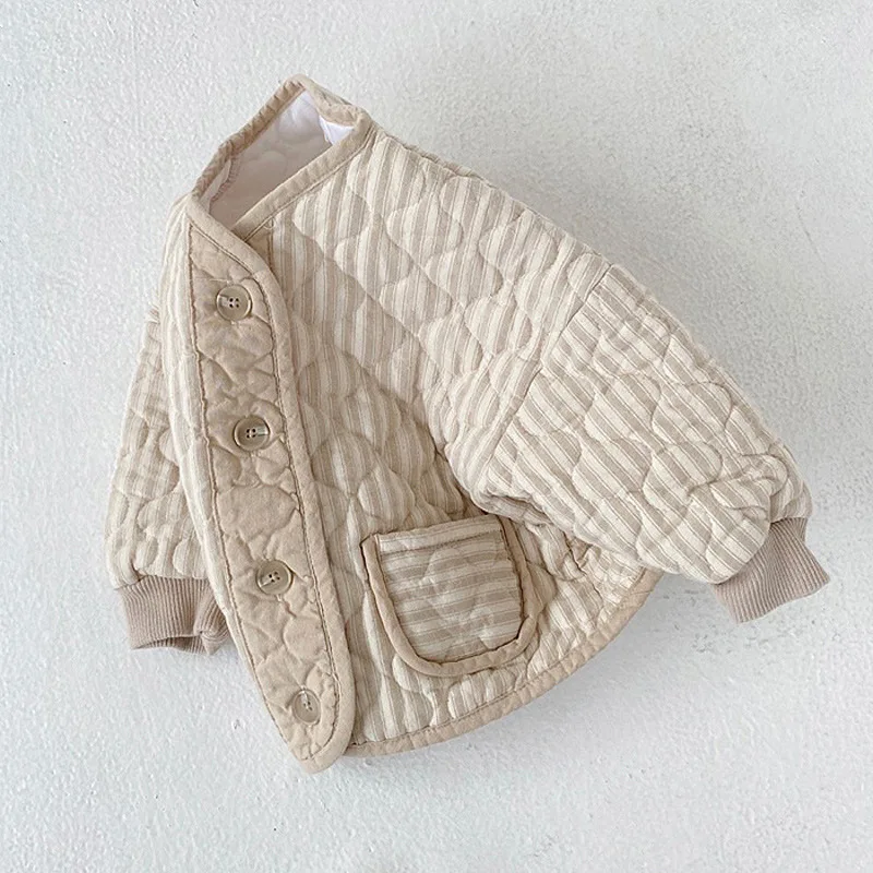 New Autumn Baby Boy Coats And Jackets Toddler Children Tops Retro Rhombus Wave Pattern Kids Jacket Coat Girls Outwear 0-3Y kids clothes baby jacket