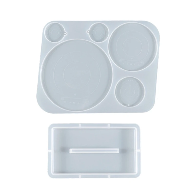 

Round Media Player Mold, Silicone Resin Molds DIY Keychain Jewelry Making D7WB