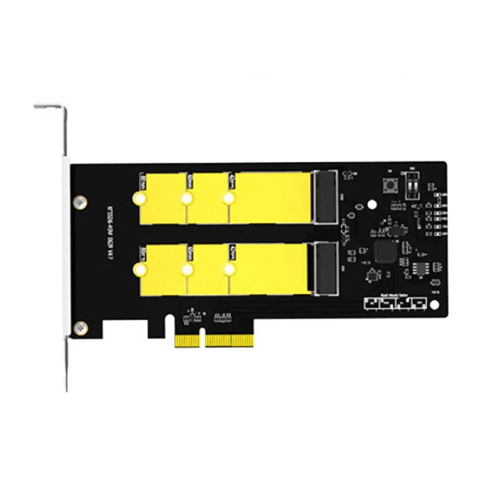 

MAIWO KCSSD6 Plus адаптер карты PCIeX4 X8 X16 до M.2 SATA Dual-Disk RAID Array внешняя плата адаптера карта ускорителя