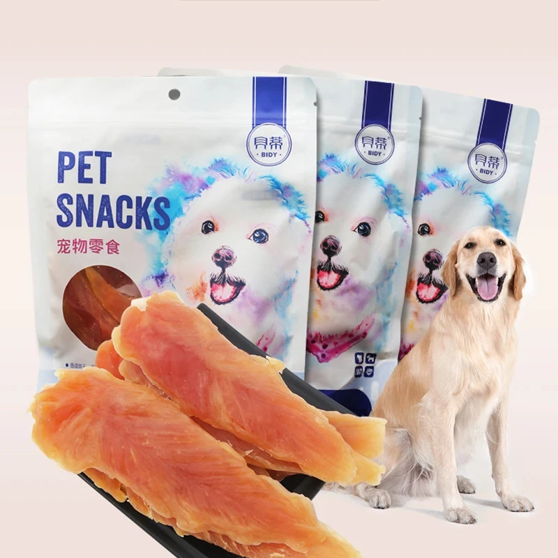 Dog Dog Snack Dry Chicken Breast 400g Puppy Dried Meat Strip Training