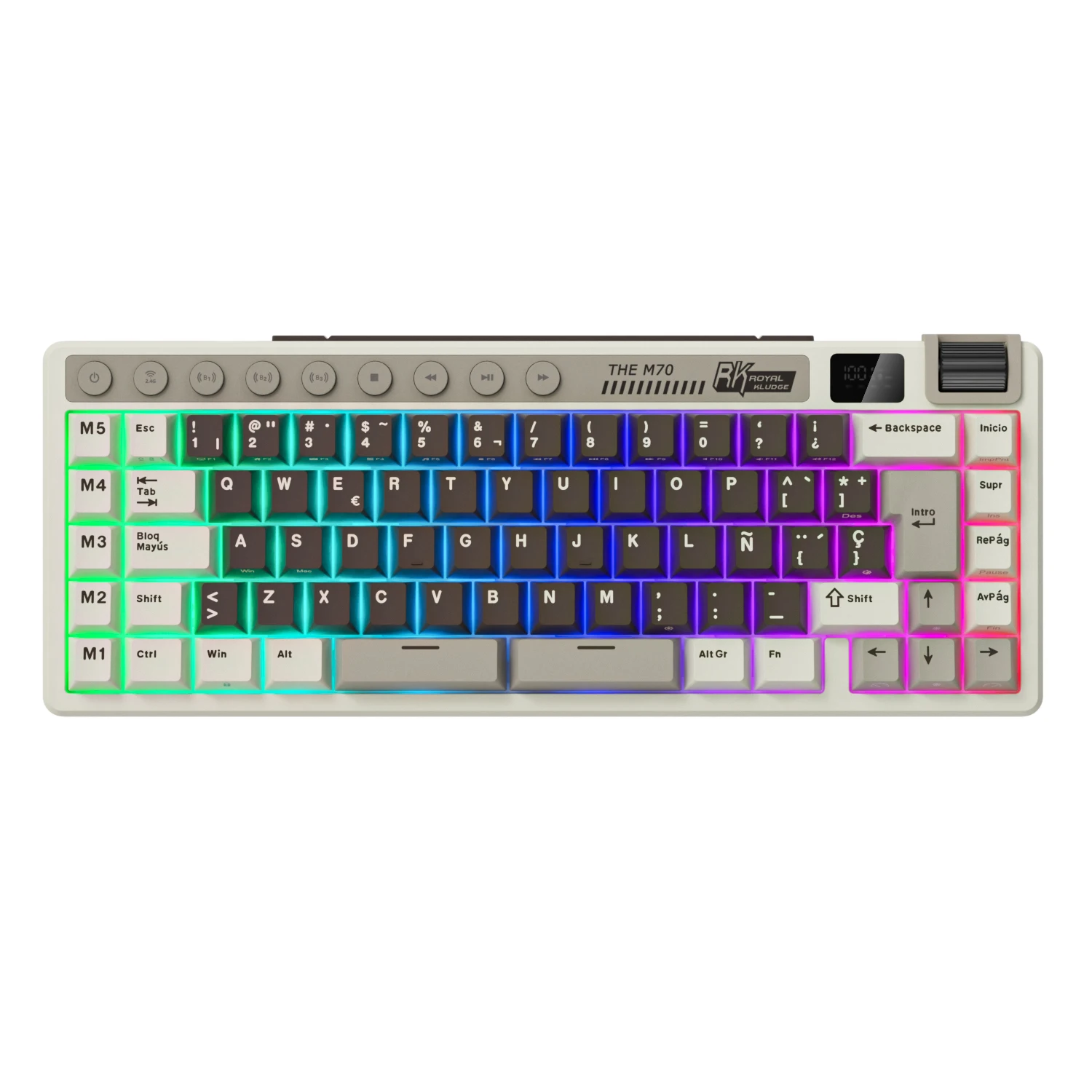 RK ROYAL KLUDGE M70 Customization Keys Gaming Keyboard