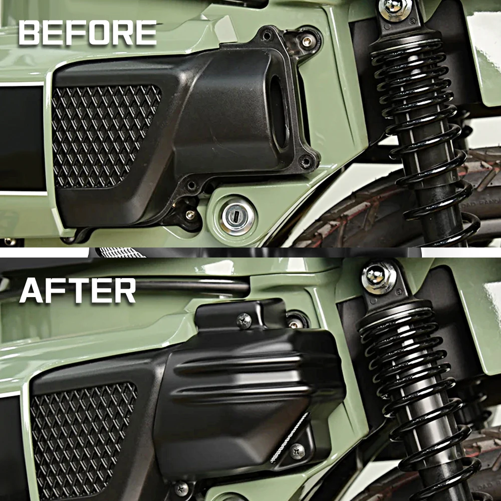 Air Filter Intake Cover for Honda Hunter Cub CT125 JA55 JA65 Trail125-Motorcycle Airbox Guard Trim Cover accessories