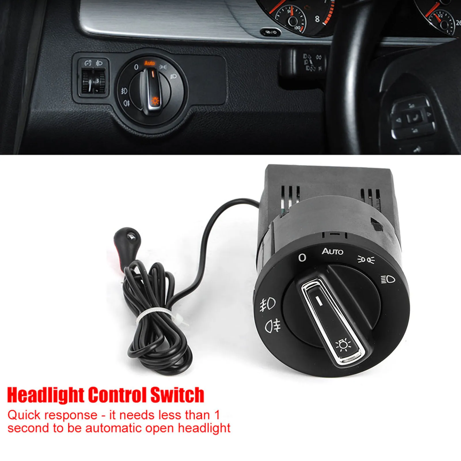 AUTO Headlight Lamp Smart Light Switch Control Sensor Module Fit For MK4