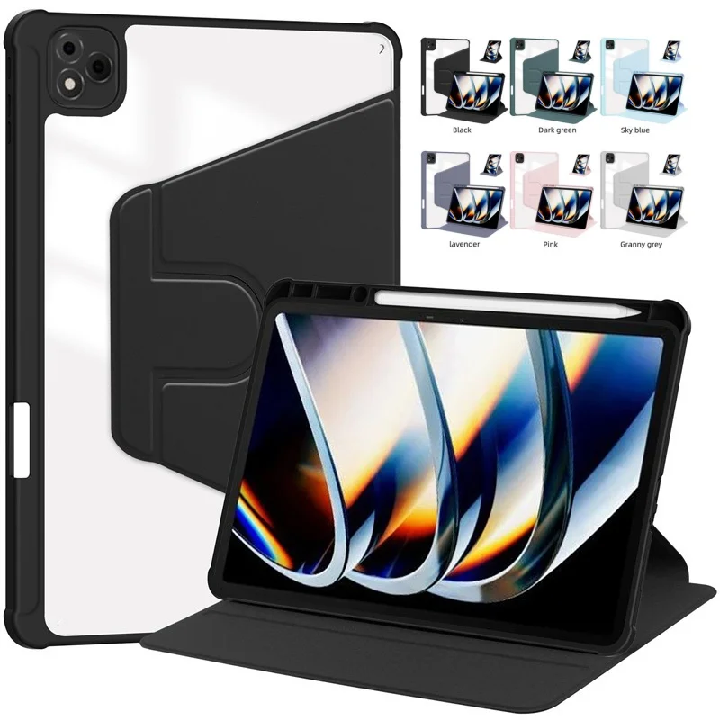 11-Inch Acrylic Rotating Stand Tablet Cover & Case