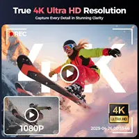 4K digital camera, 64 megapixel ultra high definition camera, 16x digital zoom 180 degree flip screen button digital camera, 32G - Image 2