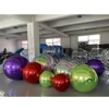Hot Sales Giant Chrome Plated Inflatable Mirror Ball Reflective Mirror Sphere Disco Balloon For Christmas Party Decoration 6