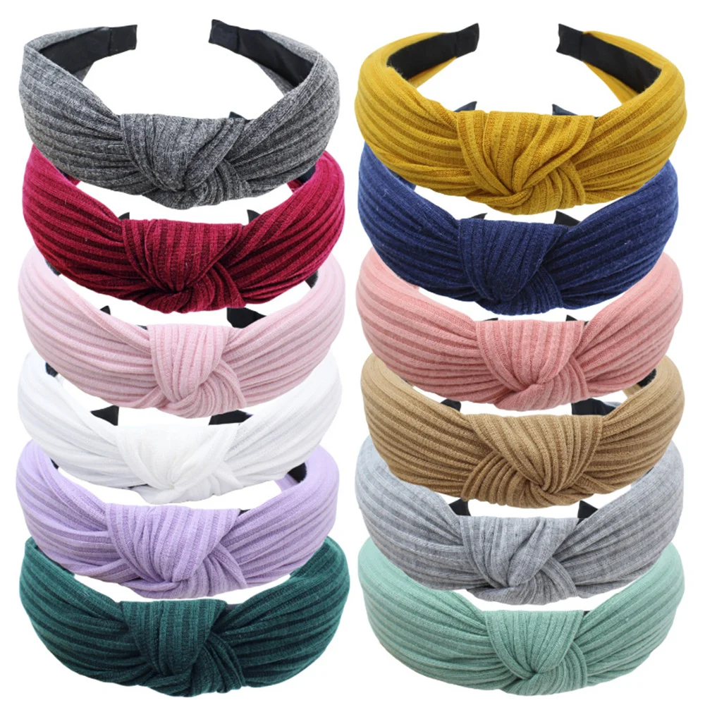 Fester Knoten Haarband Reifen für Frauen Mädchen waschen Gesicht Haar bänder Mode Stirnbänder weibliche Stirnbänder Reifen Haarschmuck