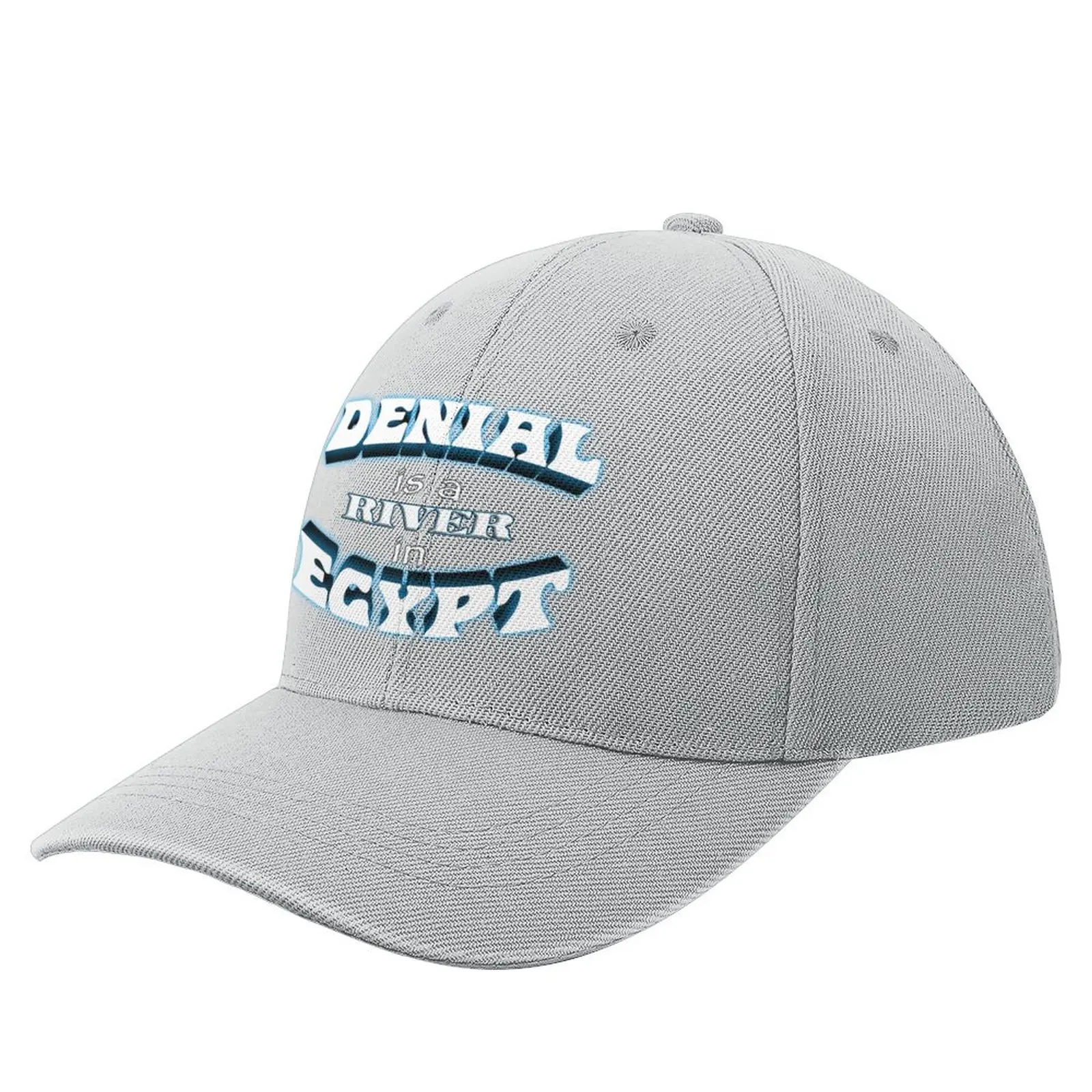 

Denial is a River in Egypt (text variant) Baseball Cap black Trucker Hats Luxury Brand Caps For Women Men'S