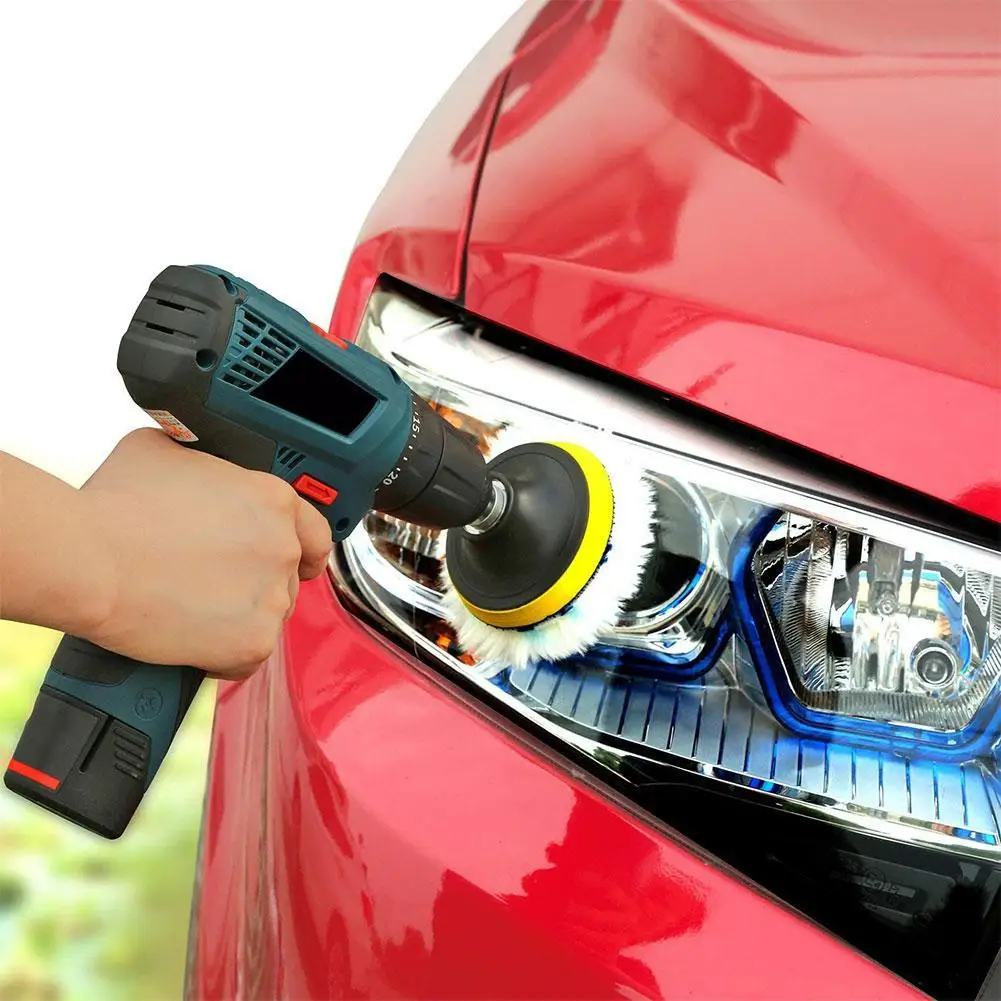 5PCS 3inch Polishing Kit Polishing Pad Car Waxing Sponge Disk Wool Wheel Auto Paint Care Polisher Pads Car Gadget