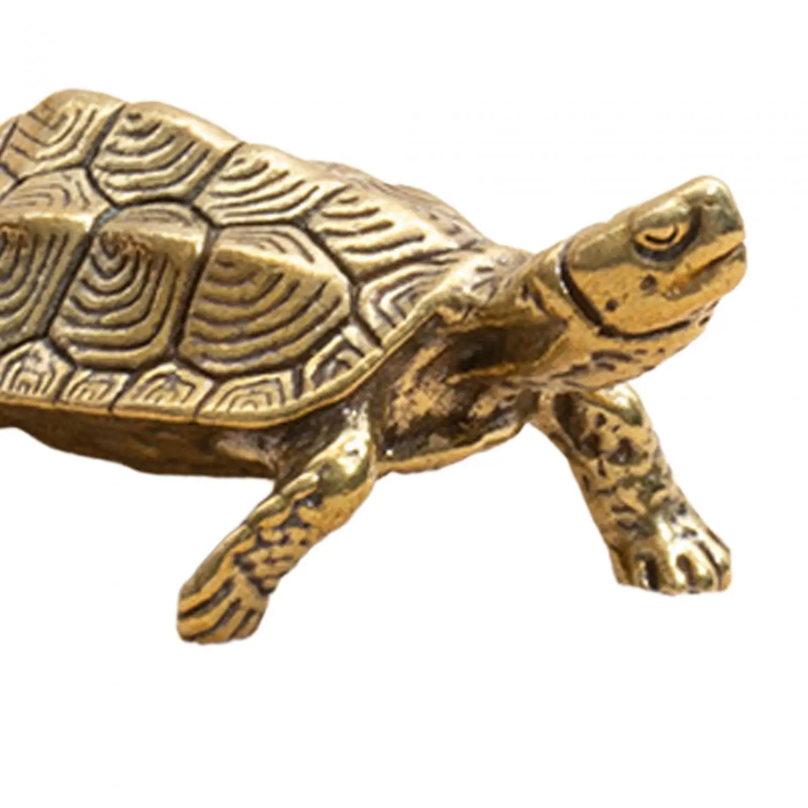 Tea Pet Desk Decoration Table Centerpieces Feng Shui Bookshelf Turtle Statue for Living Room Tea Table Home Office Tea Lovers
