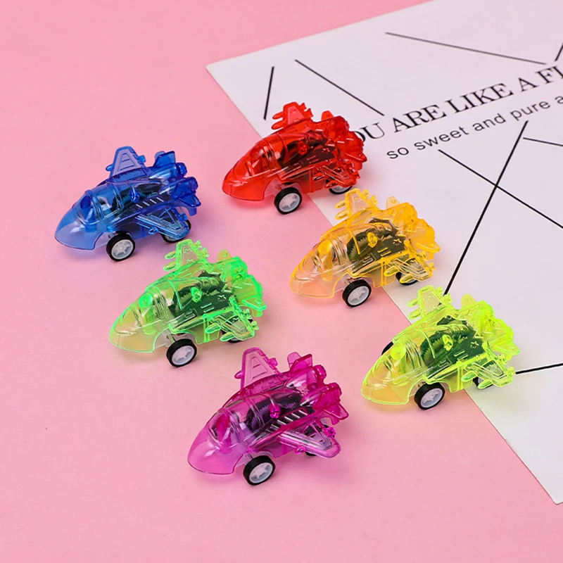 12Pcs Favor Car Toys Pull Back Race Car Mini Treasure Box Cars Carnival Prizes Goodie Bag Plastic Vehicle Fillers for Kids Party 6