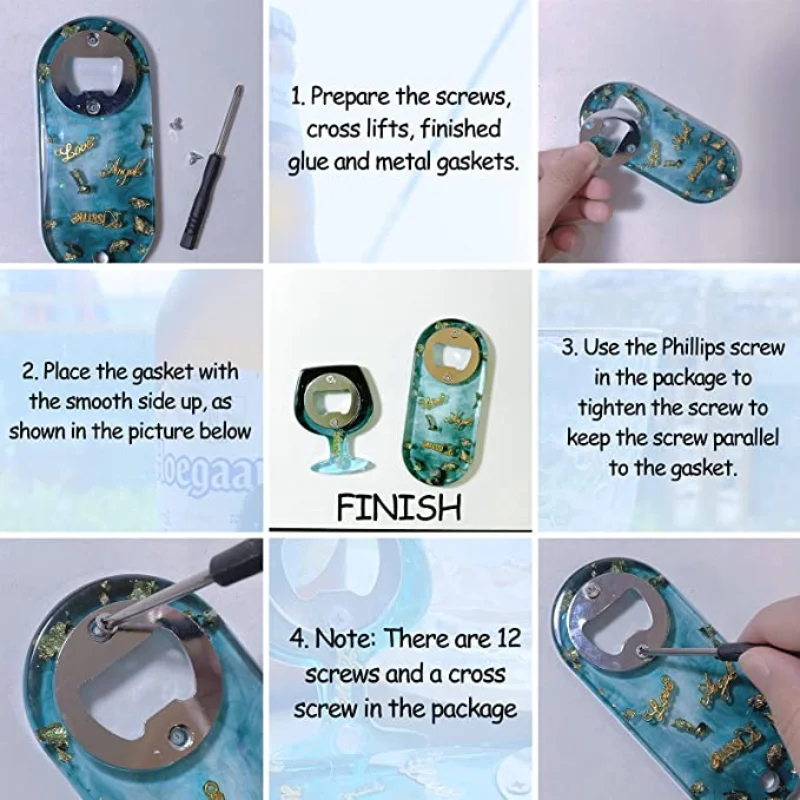 Deluxe DIY Resin Bottle Opener and Jewelry Casting Kit