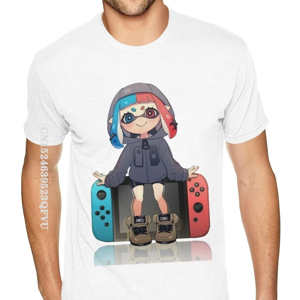 Camisetas de talla grande Splatoon 2 Chaos Game Switch hombre, de estilo a la moda con cuello redondo, camiseta de verano para hombre, camiseta Vintage barata|Camisetas| - AliExpress