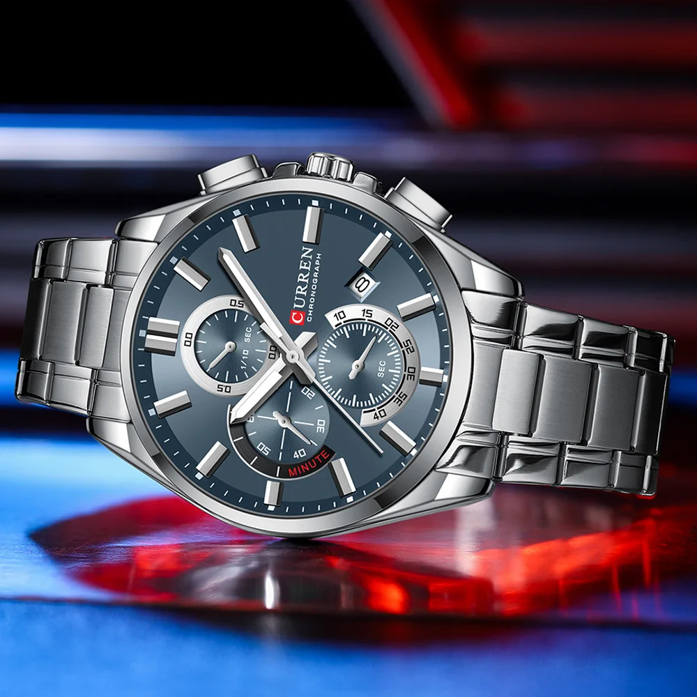 CURREN NEW Quartz Watches for Men Casual Style Multifunction
