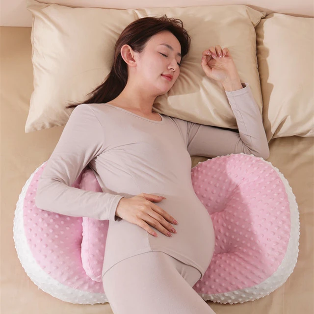 Almohada de maternidad para dormir de lado, soporte de vientre