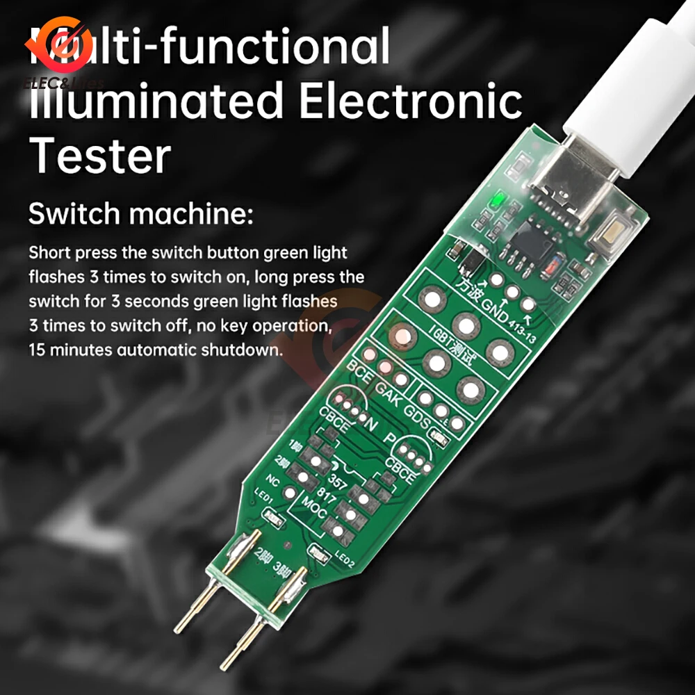 Testeur D'optocoupleur Et Composants électroniques - Identification Intelligente Rapide - Modèles TO1/TO2