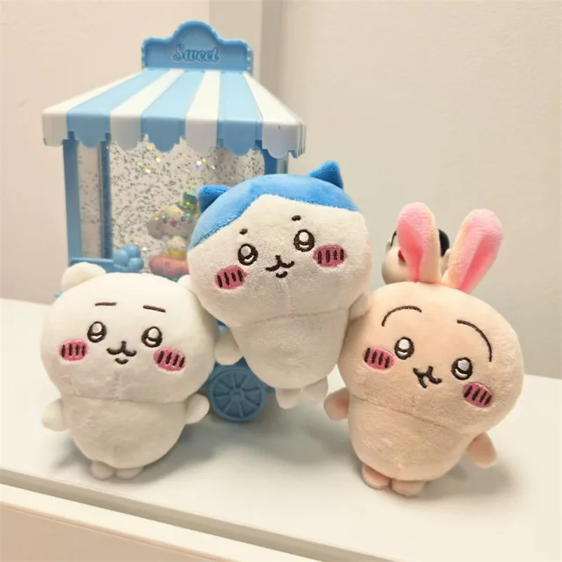 Kawaii Chiikawa Hachiware Usagi Plush Toy Keychain Cute Cartoon Soft Filling Doll Pendant Bag Accessories Car Keyring Decor Gift plush toy,plush doll,plush keychain,key chain