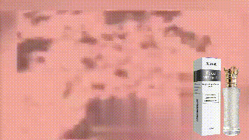 Toner bottle and texture