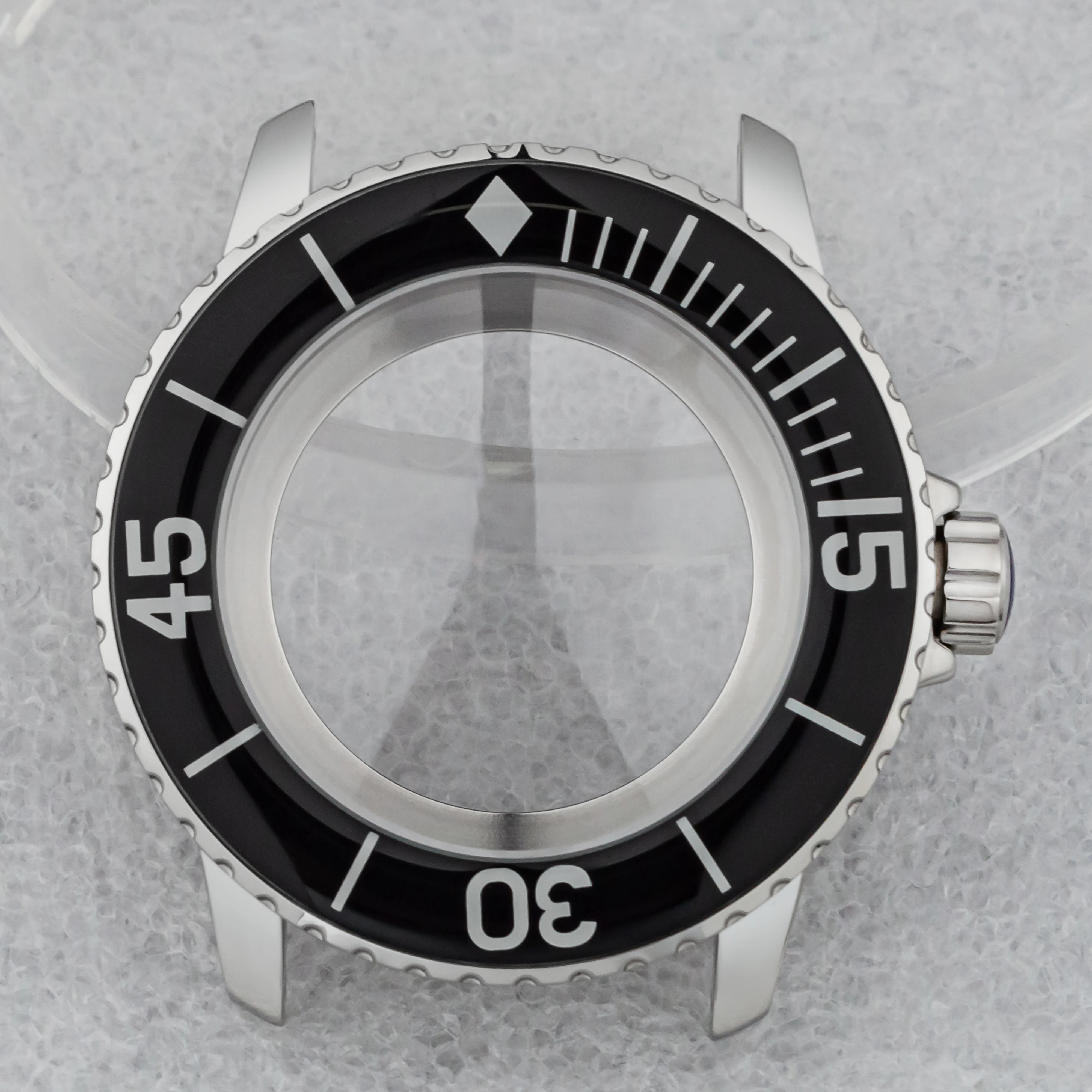 Premium 45mm Stainless Steel 10ATM Waterproof Watch Case