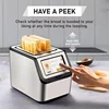 Bread Makers Smart Toaster, Touch Screen Toaster,High-speed Automatic Settings,Bagel English Muffins Toast Pastry Waffles Bread 5