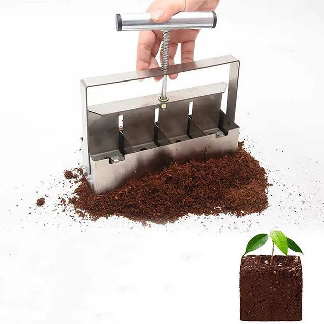Kézzel Tartott Palánták Óvoda, Rozsdamentes Acél, Kézi Clod Maker, Talajgátló, Kerti Szerszámok, Szerszámok - Image 5