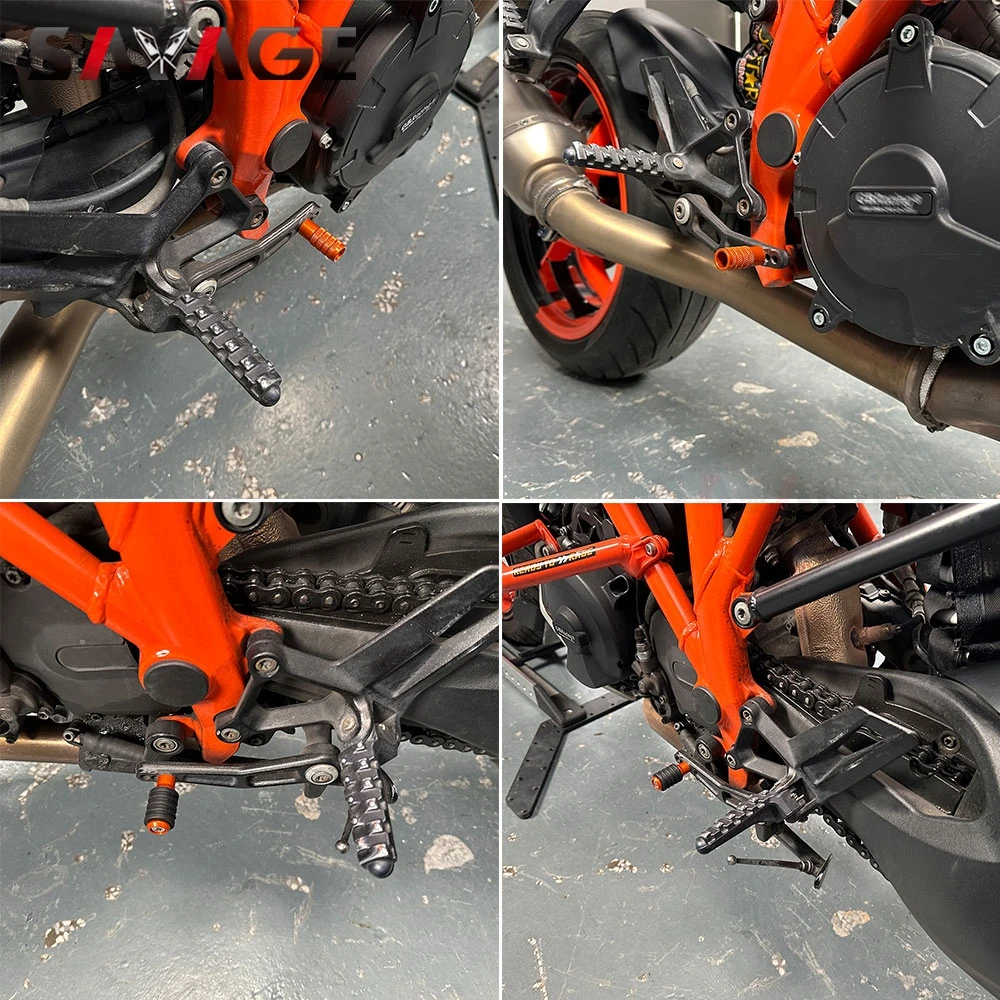 Motorcycle Gear Shifter Lever Heel Peg Brake Pedal Toe Step Plate Shifting Shift Pedal for 1290 Super Duke GT 1290GT motorcycle accessories,footrests and shift rod