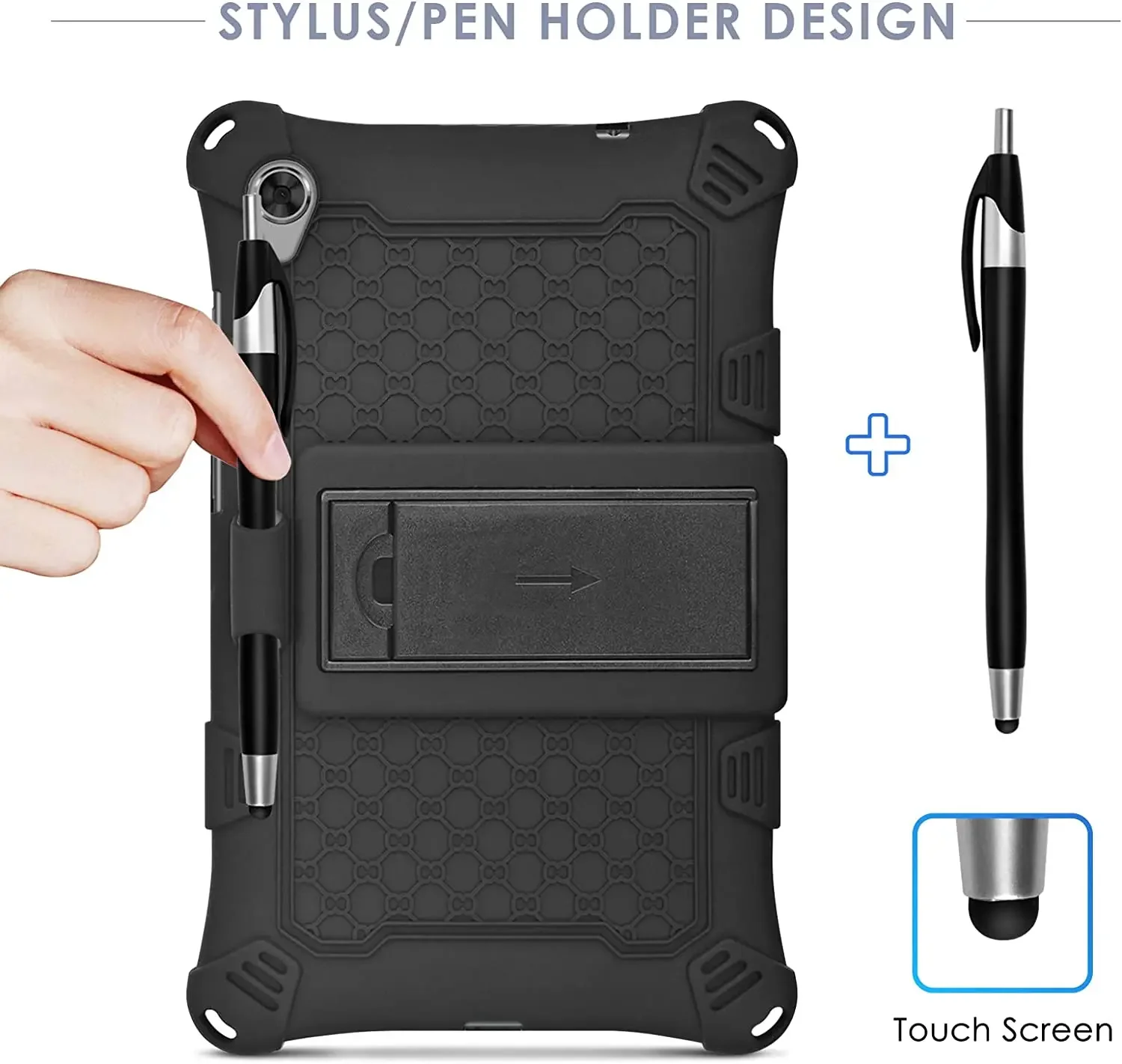 Capa Infantil para Lenovo Tab Capa para Tablet Fhd Tb8705f Tb9705n m8 hd Tb-8505f x m8 3ª Geração Tb-8506f Soft Shell Stand - Imagem 5