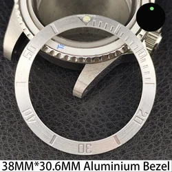 Elegant 38mm Ceramic/Aluminum Bezel GMT & Diving Watch Insert (NO.102 Aluminium)