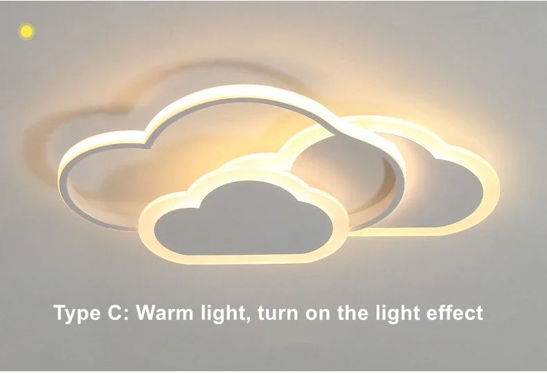 Pink Heart Shape Cloud Light 11