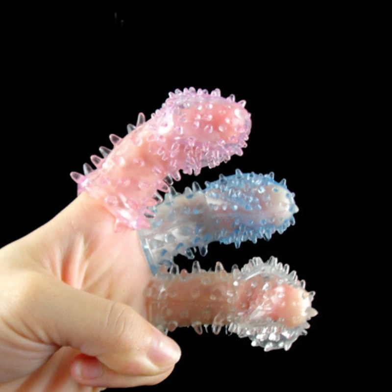 Double Finger Sleeve Adult Sex Toys For Women Vaginal Massager Female Masturbator G-spot Clitoris Stimulator Penis Enlargement sex toys