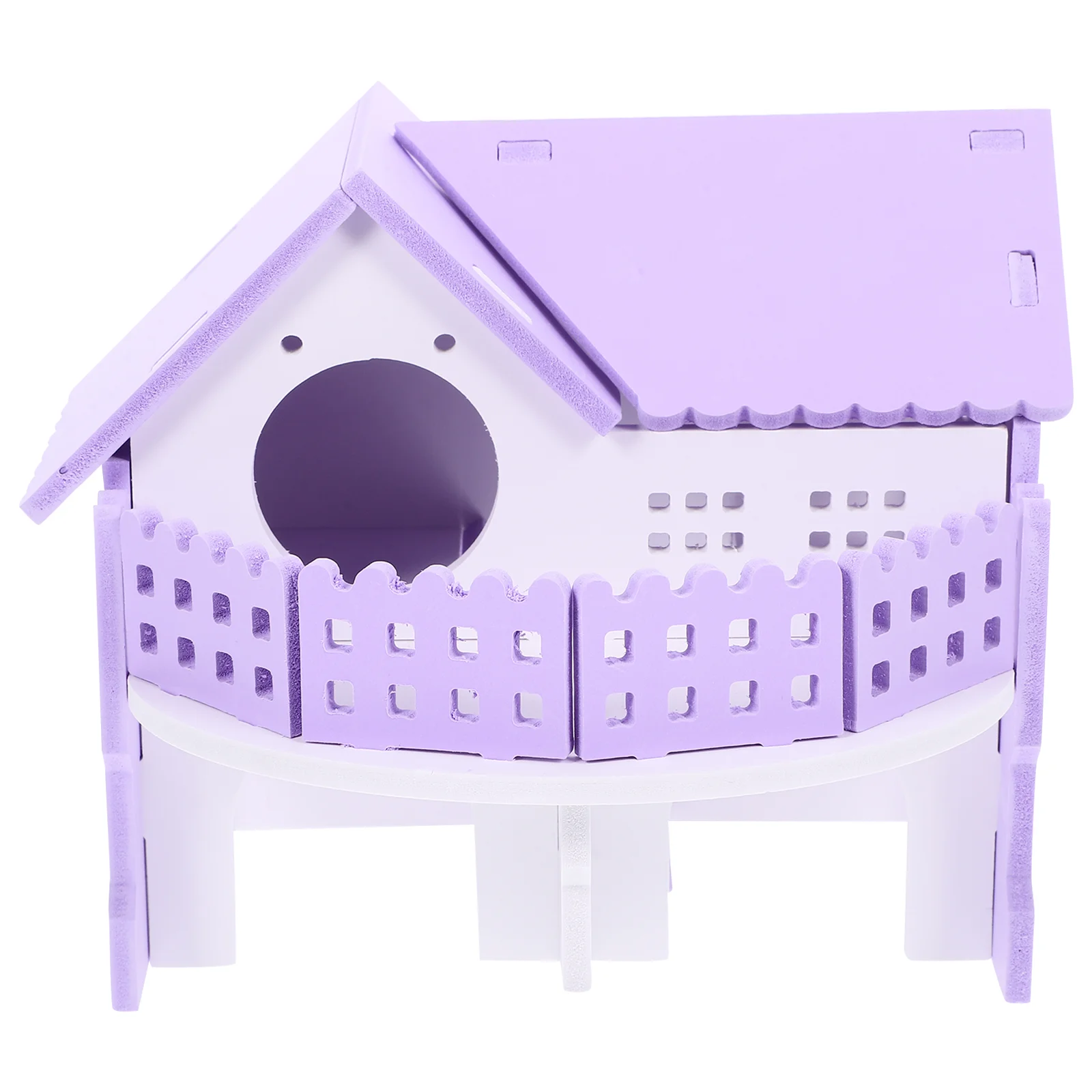 

Hamster House Small Animal Hideout Double-Deck Hut Villa Hut Hamster Cage Habitat Villa