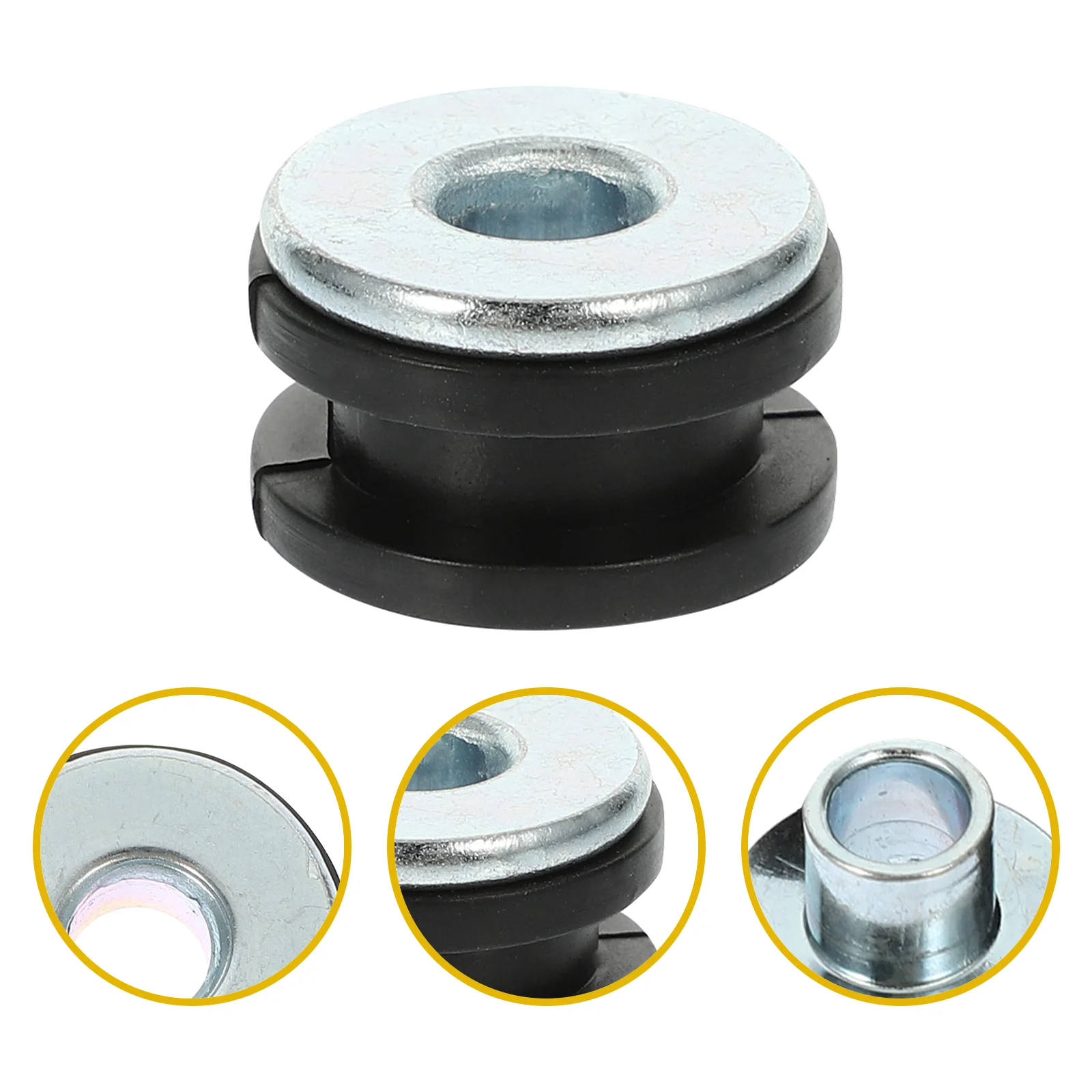 Rubber Pad Iron Mat Motorcycle Cushion Washer Shock Absorption Ring 200X200X125CM Anti Vibration Damper Damping Buffer