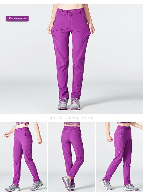 Damen Jogginghose Wanderhose - Leicht & Wasserdicht Mit Taschen