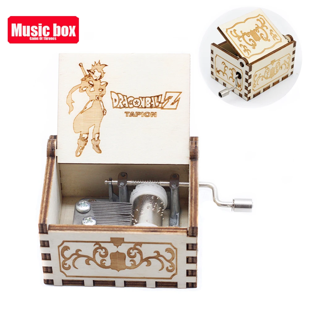 Top Sale Wood Hand Crank Music Box Dragon Ball Christmas Gift Birthday Gift New Year Gift 2