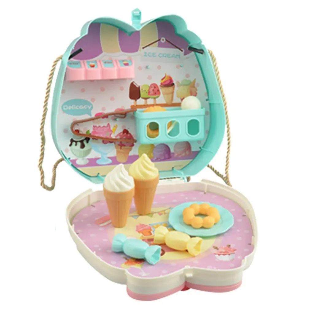 Storage Box Toys Simulation Play House Toys Children's Toy Set Role-playing Game Tools Portable Cosmetic Box Gift