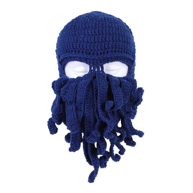 Genial! Gorro de pasamontañas de punto de 3 agujeros para hombre y