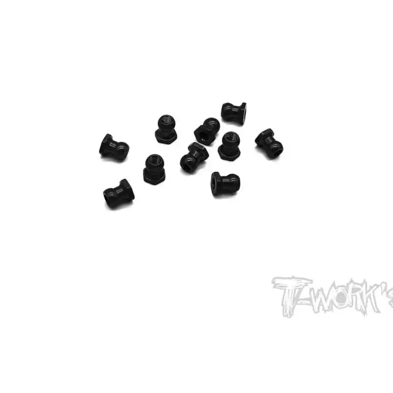 

Original T works TE-229L-H Black Hard Coated Alum. 5mm Ball Nut 10pcs. Professional Rc part