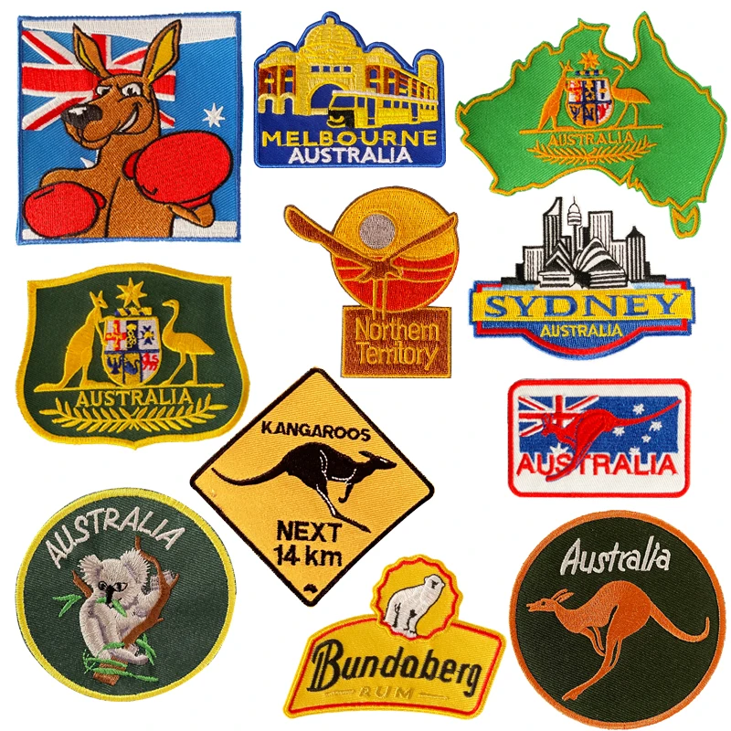 Patch Nation Kangaroo Australische metalen pin badge broche
