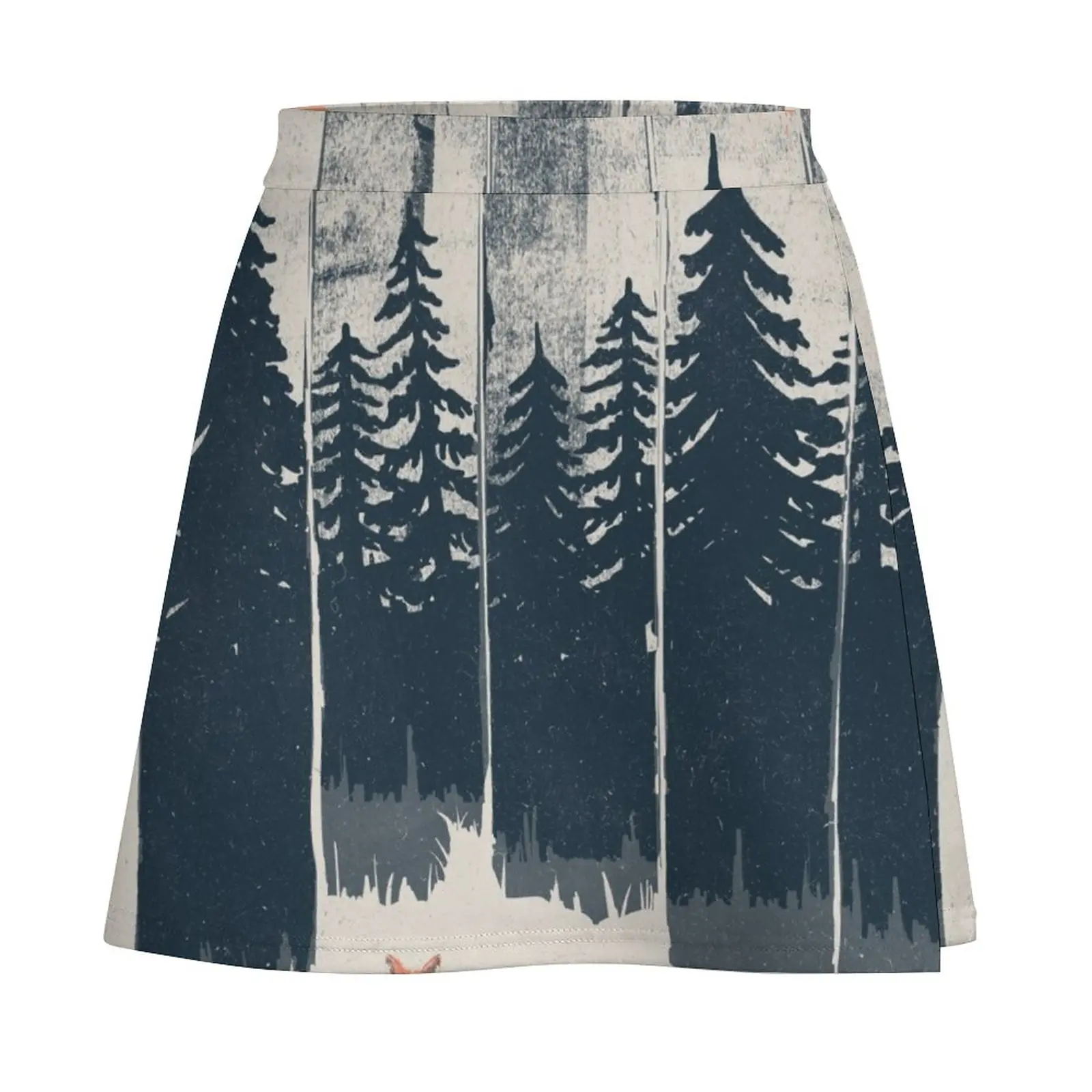 A Fox in the Wild... Mini Skirt luxury evening dresses 2024 skirts summer 2024 woman School skirt skirts women summer 2024