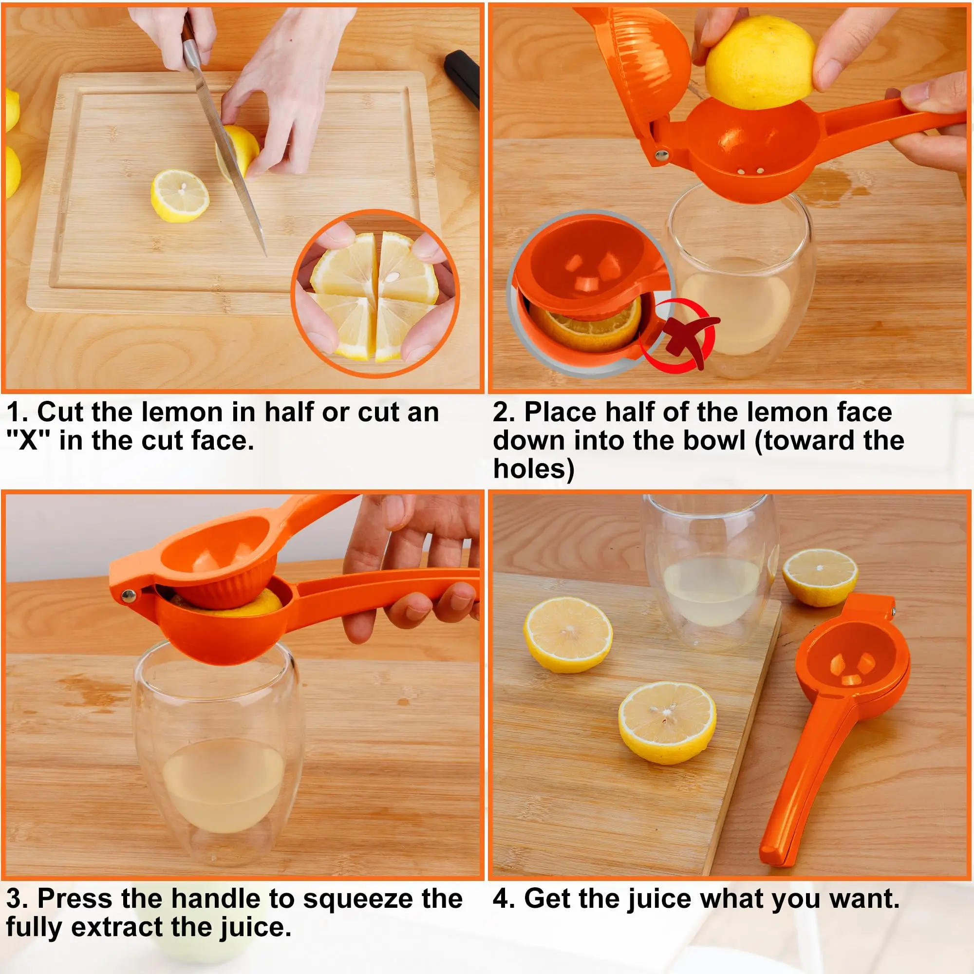 Manual Lemon Juicer Stainless Steel Lemon Squeezer Fruit Citrus Juicer Processor Orange Pressing Kitchen Accessories fruit juicer,lemon squeezer,juice squeezer