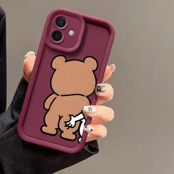 Charming Bear Bunny Duo Shockproof Phone Case - Soft Silicone Cover - Pixel 9 ProXL 5G (JGJHCX042J7)