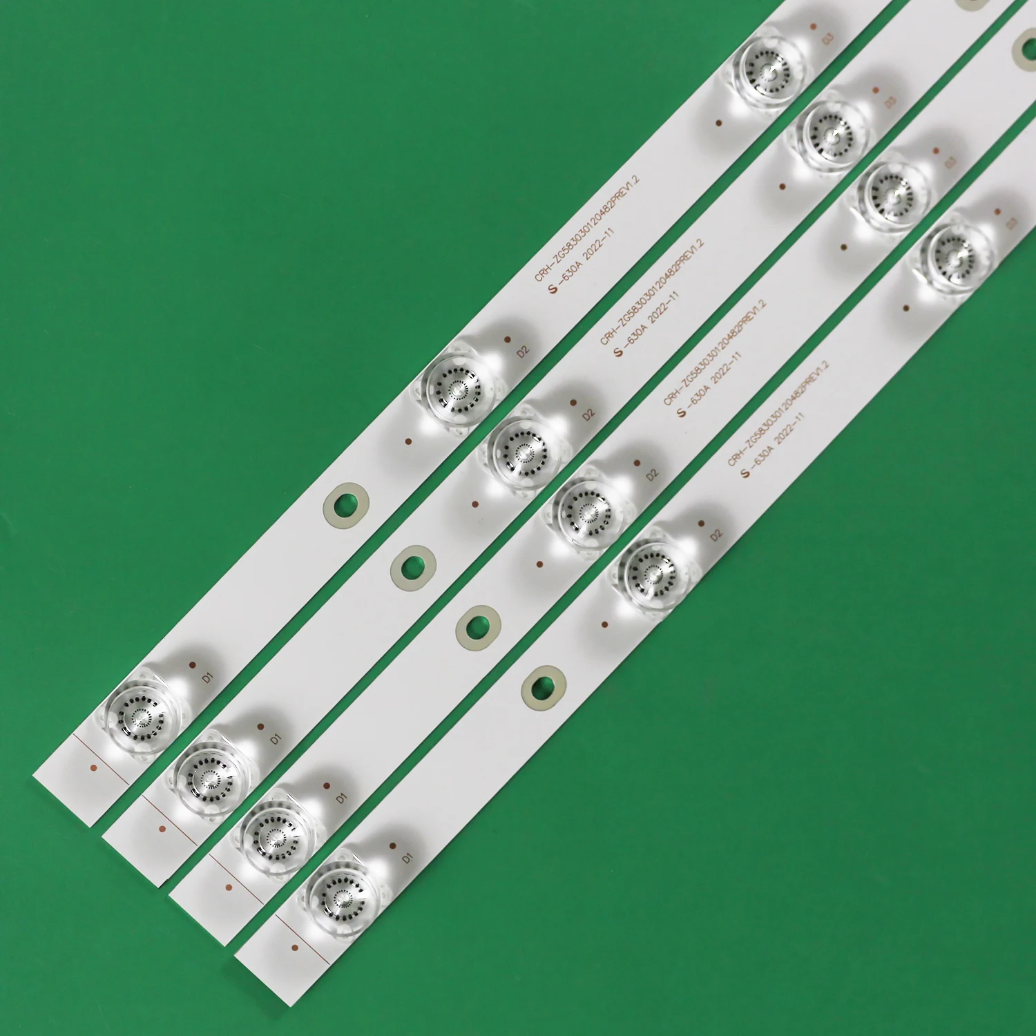 Tiras de Retroiluminação Led para Chiq U58g5500 U58g7n Sl581mu 58d2p 58f8 58dp600 Lb-c580u18-ef8-c-g01 12led - Imagem 2