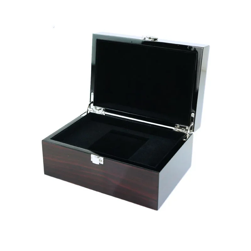 Glossy Paint Boutique Packaging Gift Box Watch Box Large Single and Double High Gloss Painted Wooden
