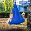 Kids Sensory Swing Elastic Therapy Swing Indoor Outdoor Yoga Suspension Beds Relaxing Calming Compression Therapy Swing Hammock 3