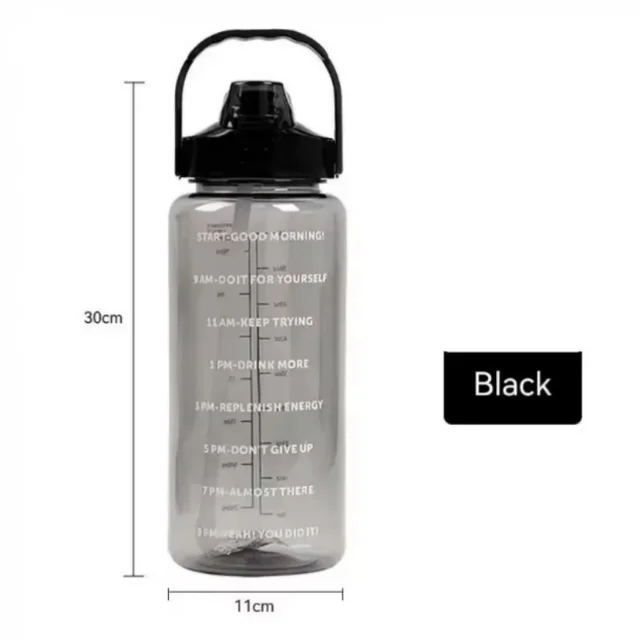 Water Bottle With Time Marker 6