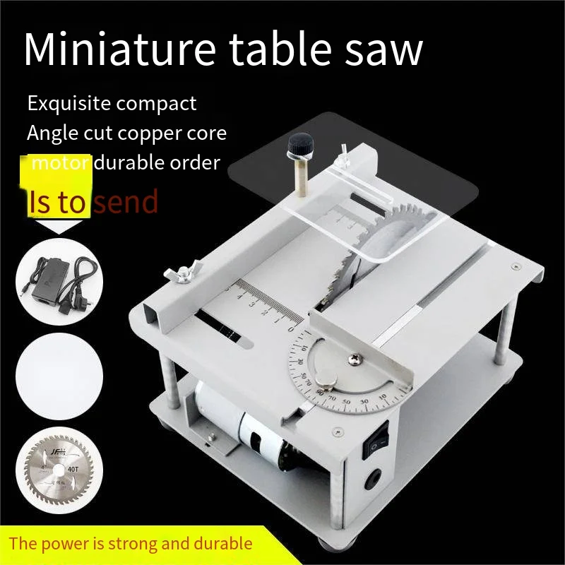 4 Mini Table Saw Manual Multifunctional Woodworking 9000r/min